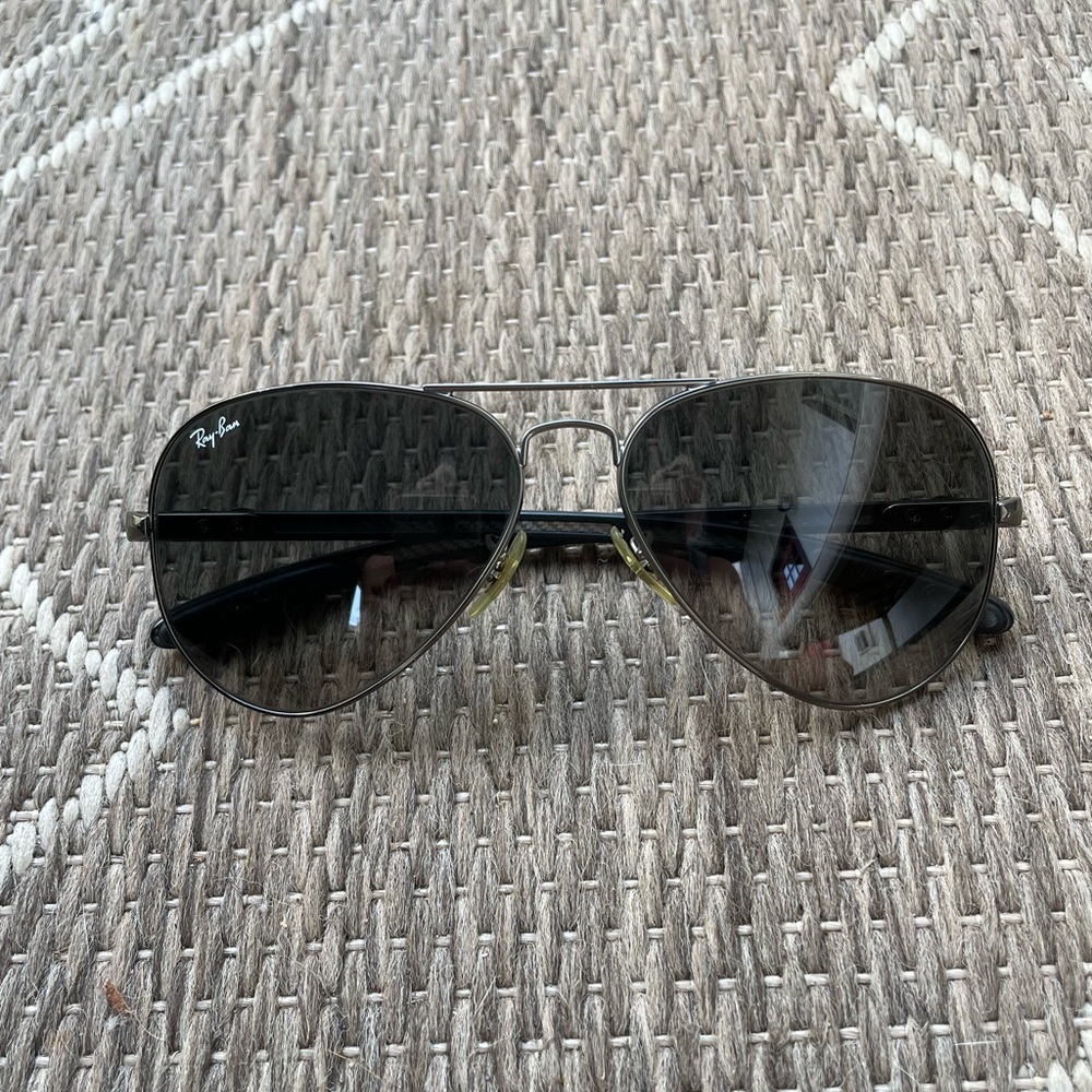 Women’s Gunmetal Gray Ray-Ban Aviator Sunglasses
